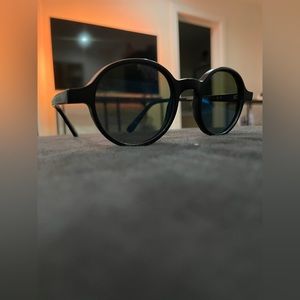 LGR Reunion 46-22 C.E. Black Matte Grey Sunglasses